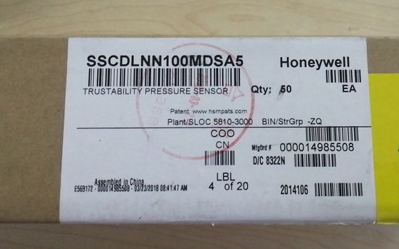 YJJ SSCDLNN100MDSA5 Ανιχνευτής Καπνού Θερμοκρασία Πίεση Και Ροή Αισθητήρας Πίεσης 10Kpa