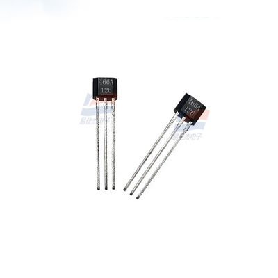 YJJ SS466A Διπολικό Κλειδί Hall IC για ανίχνευση υψηλού σημείου δράσης κινητήρα ελέγχου Αναλογική εξόδου εύρος αισθητήρα 60 G έως 200 G