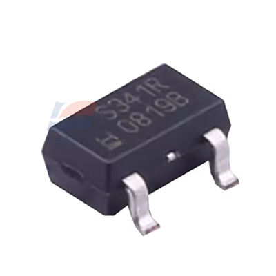 YJJ SS341RT Αισθητήρας Hall Effect Μονού Πόλου Ψηφιακός SOT23 3-Pin Χρησιμοποιείται σε Κινητήρες Brushless