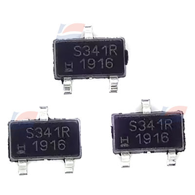 YJJ SS341RT Αισθητήρας Hall Effect Μονού Πόλου Ψηφιακός SOT23 3-Pin Χρησιμοποιείται σε Κινητήρες Brushless