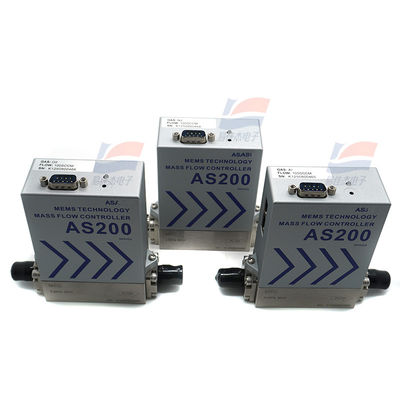 AS200 AS200S Ελεγκτής Ροής Μάζας Αερίου Υψηλής Ακρίβειας από Κράμα Αλουμινίου, Αισθητήρας Ροής Μικρο-αερίου
